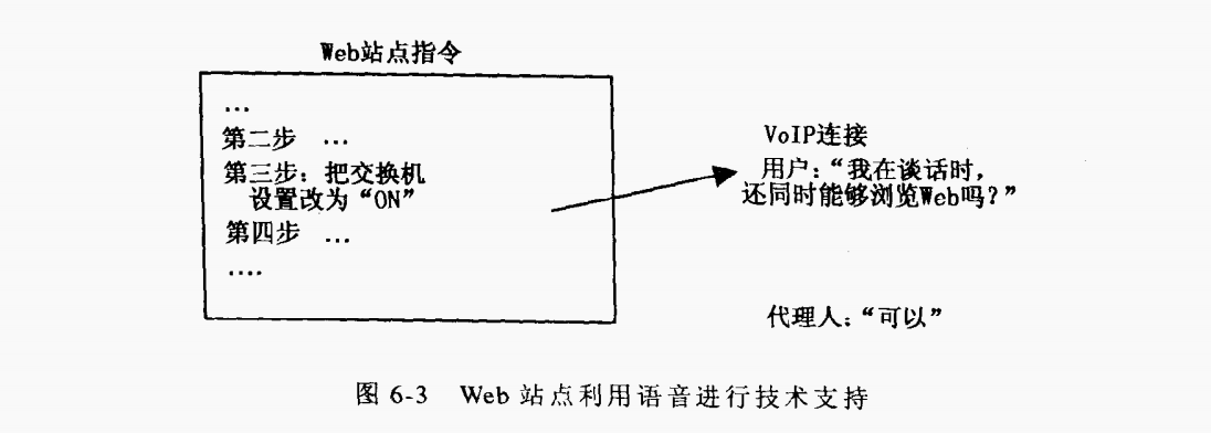 Web站点利用语音进行技术支持